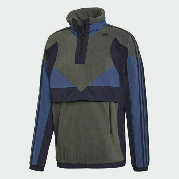 {ED5735} ADIDAS ORIGINALS STANDARD PT3 20 JACKET Fleece colorblock pullover soft - Picture 4 of 12